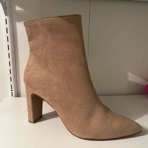 NEW Fawn Suede Booties